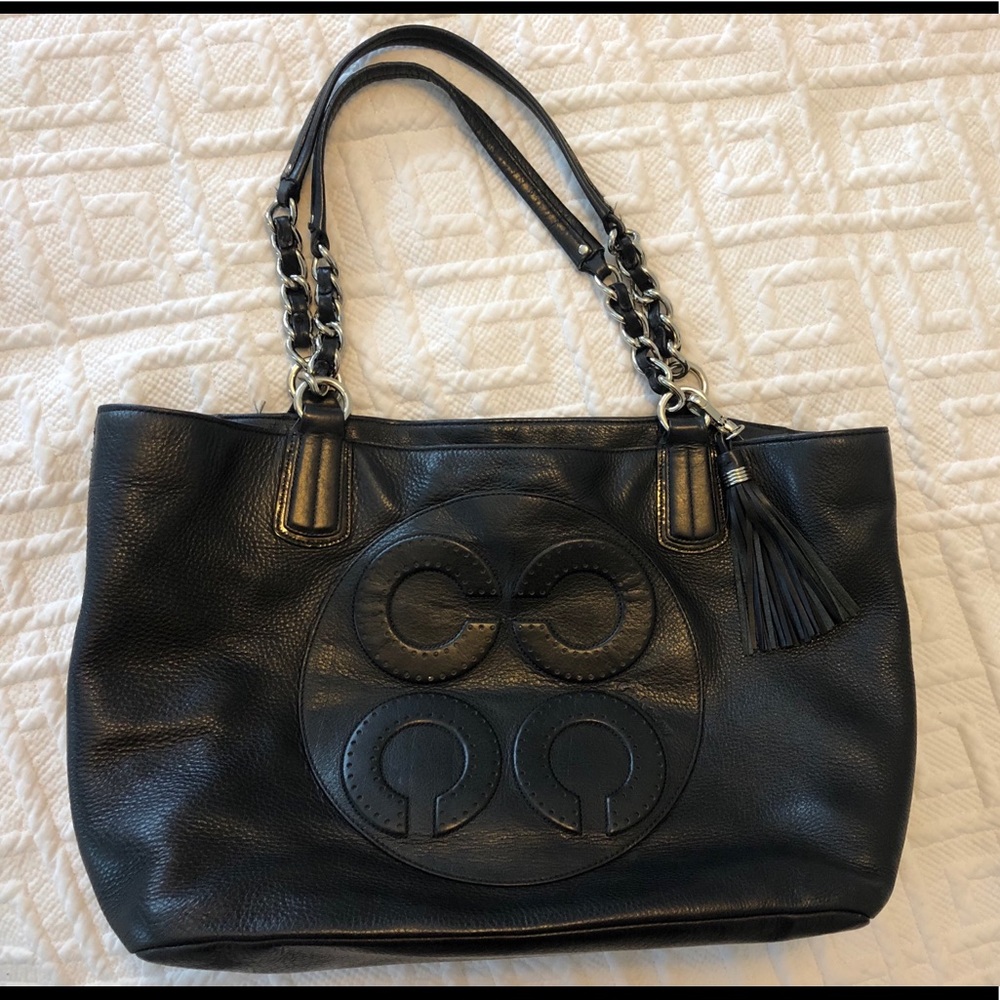Coach oversized leather tote
